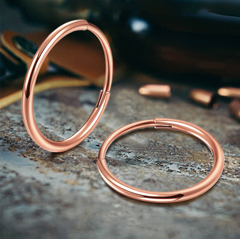 Cartilage Sleeper G23 Titanium Hoop Earrings
