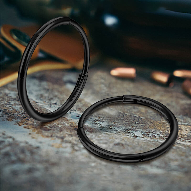 Cartilage Sleeper G23 Titanium Hoop Earrings