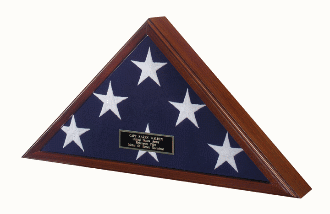 American Flag Display Case, Flag Display case, Wood Flag Display case
