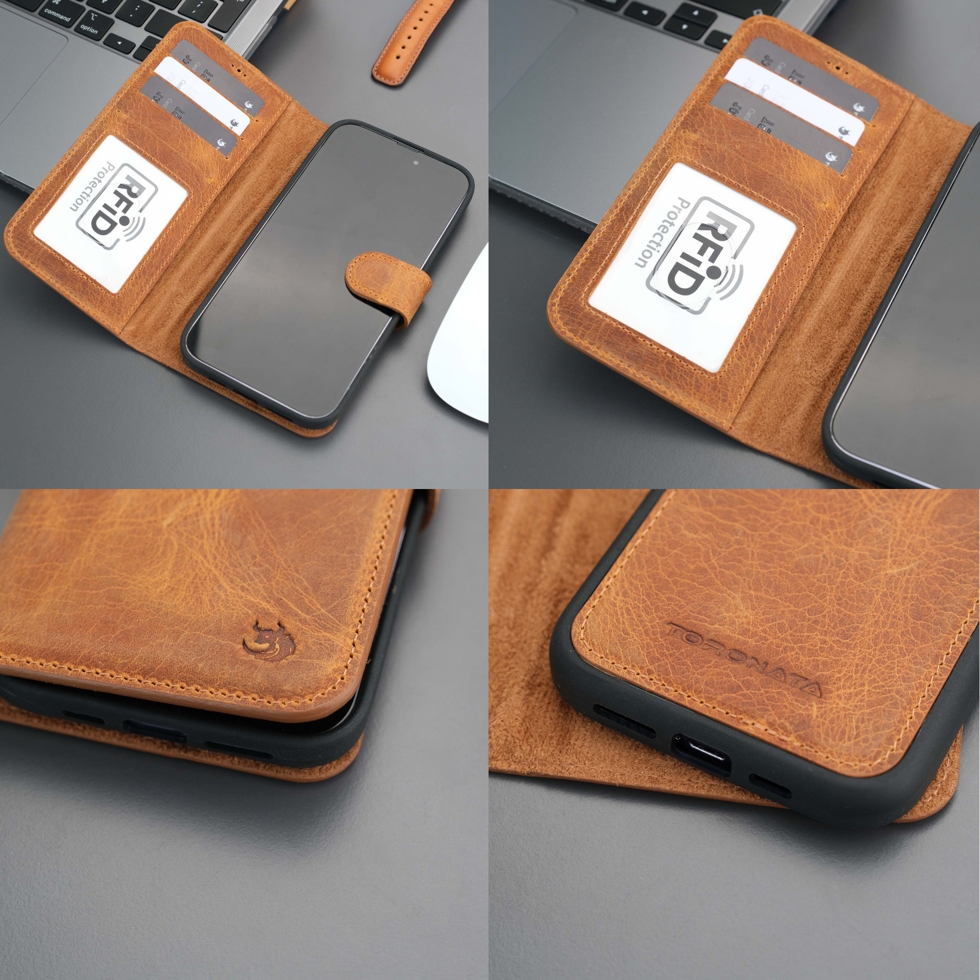 Casper Leather iPhone 14 Pro Max Wallet Case | MagSafe