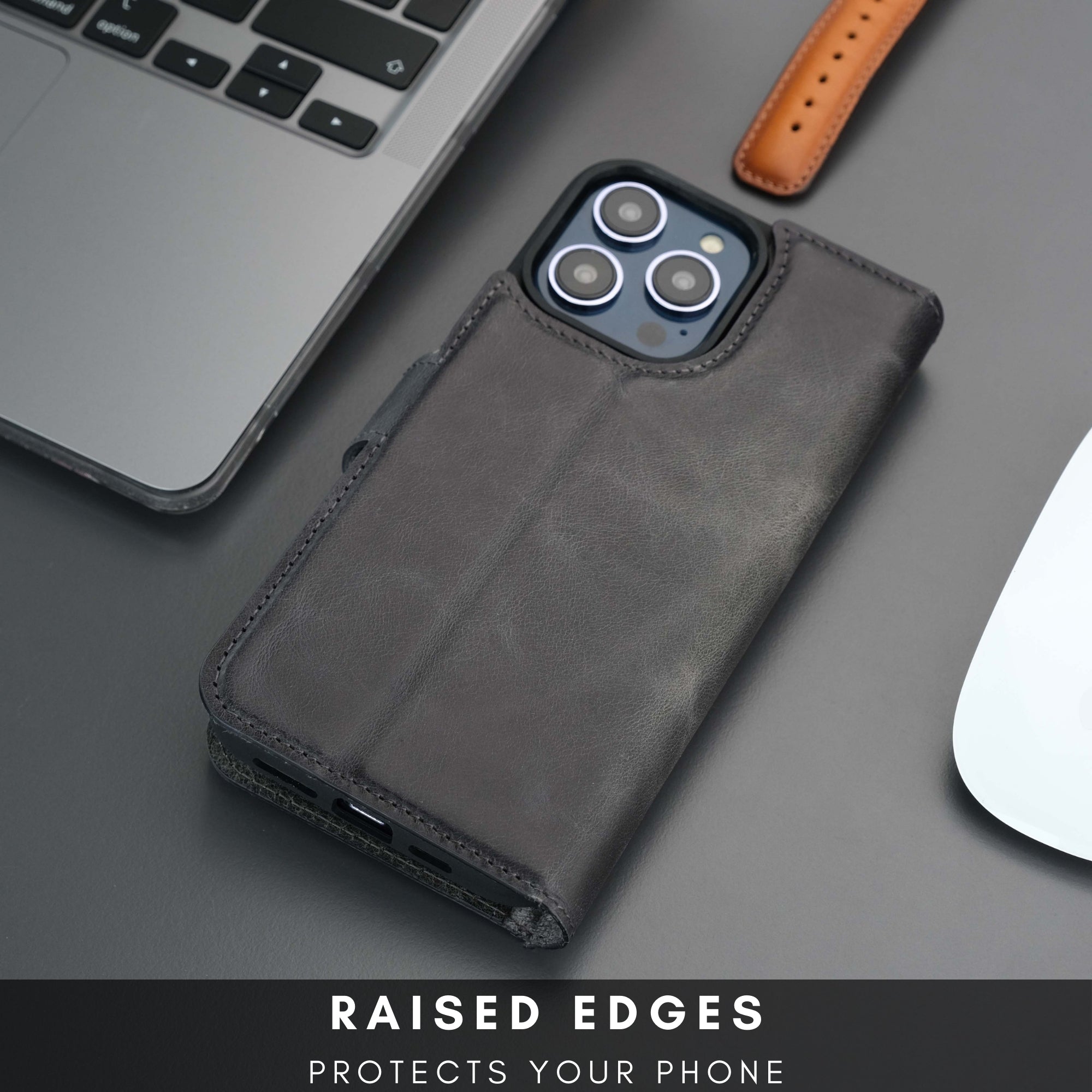 Casper Leather iPhone 14 Pro Max Wallet Case | MagSafe