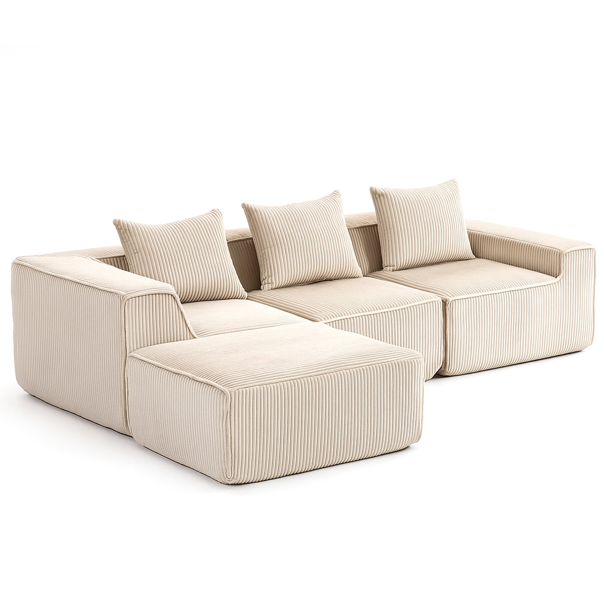 Multi person modular compression sofa that can be freely combined-33005-4