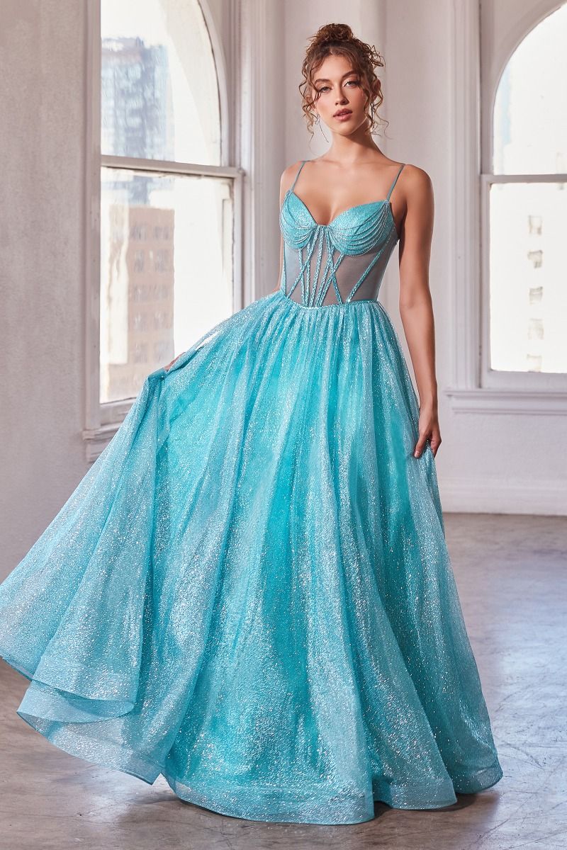 GLITTERED BALL GOWN CDCD832