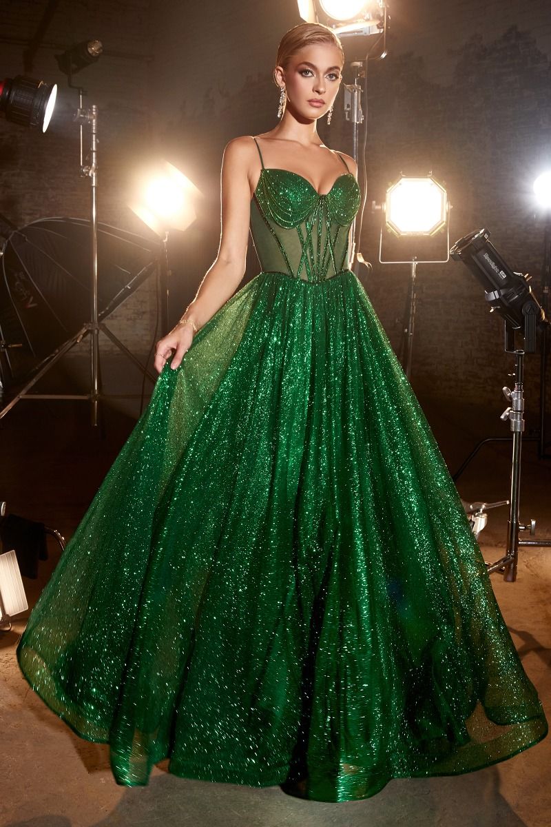 GLITTERED BALL GOWN CDCD832