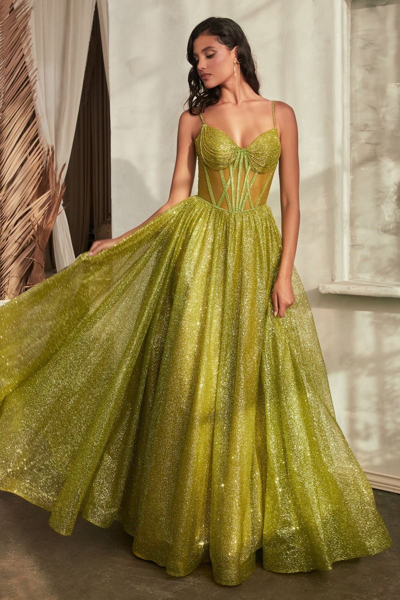 GLITTERED BALL GOWN CDCD832