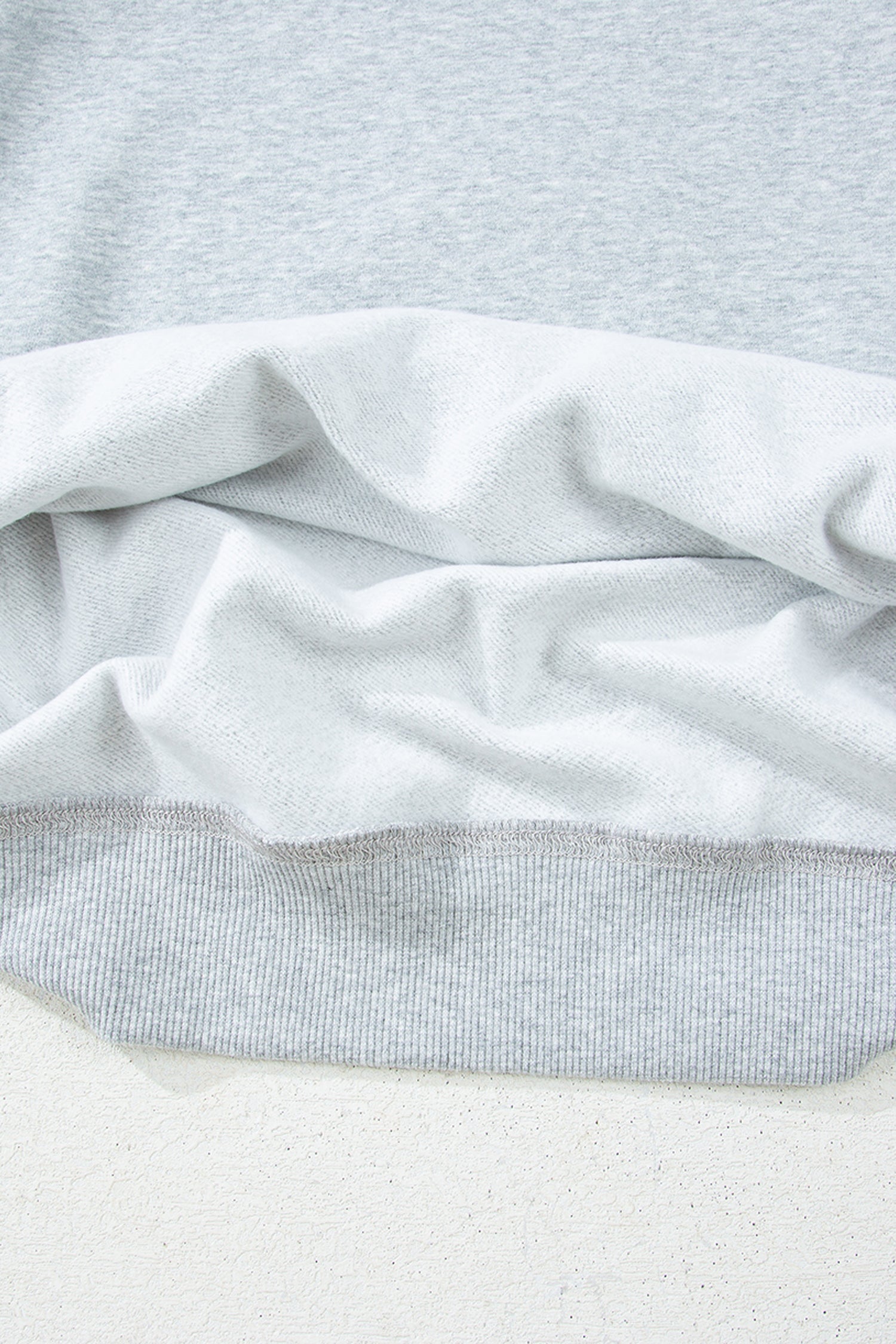 Solid Mock Neck Oversized Sweatshirt