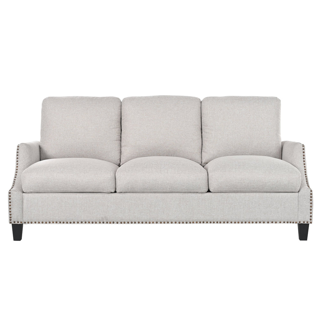3 Piece Living Room Sofa Sets, Sectional Couch and Loveseat and Armchair Set, Modern 3 Seater Sofa + 2 Seater Couch+ Accent Chair Furniture Set for Apartment
