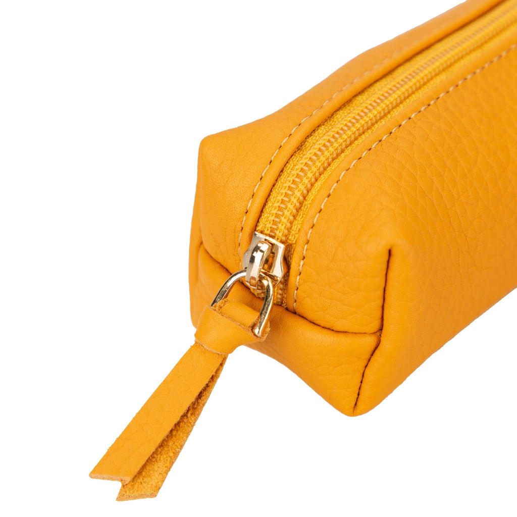 Centennial Multipurpose Leather Pencil Case and Makeup Bag