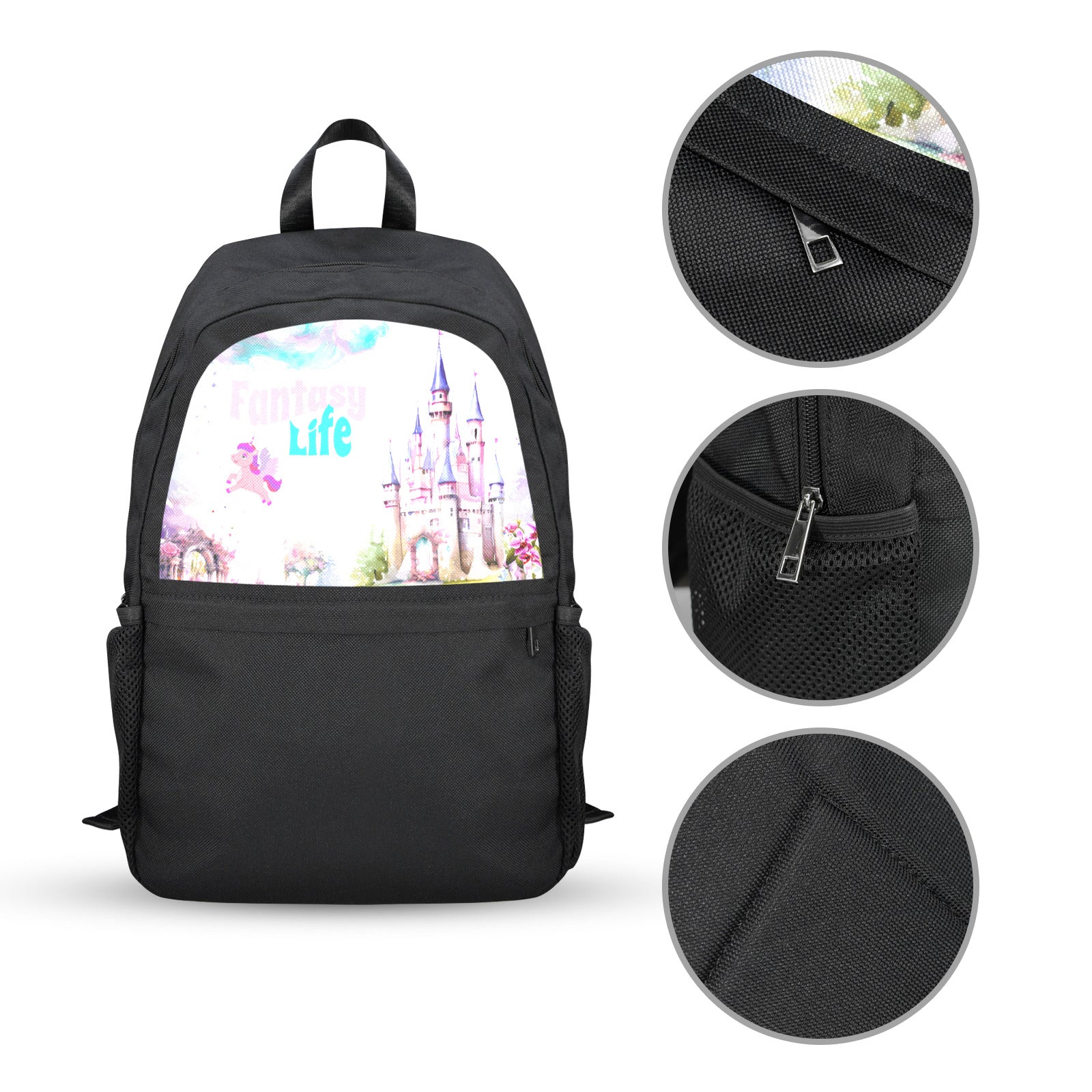 Fantasy Life Casual School Backpack | Upper Part Printing