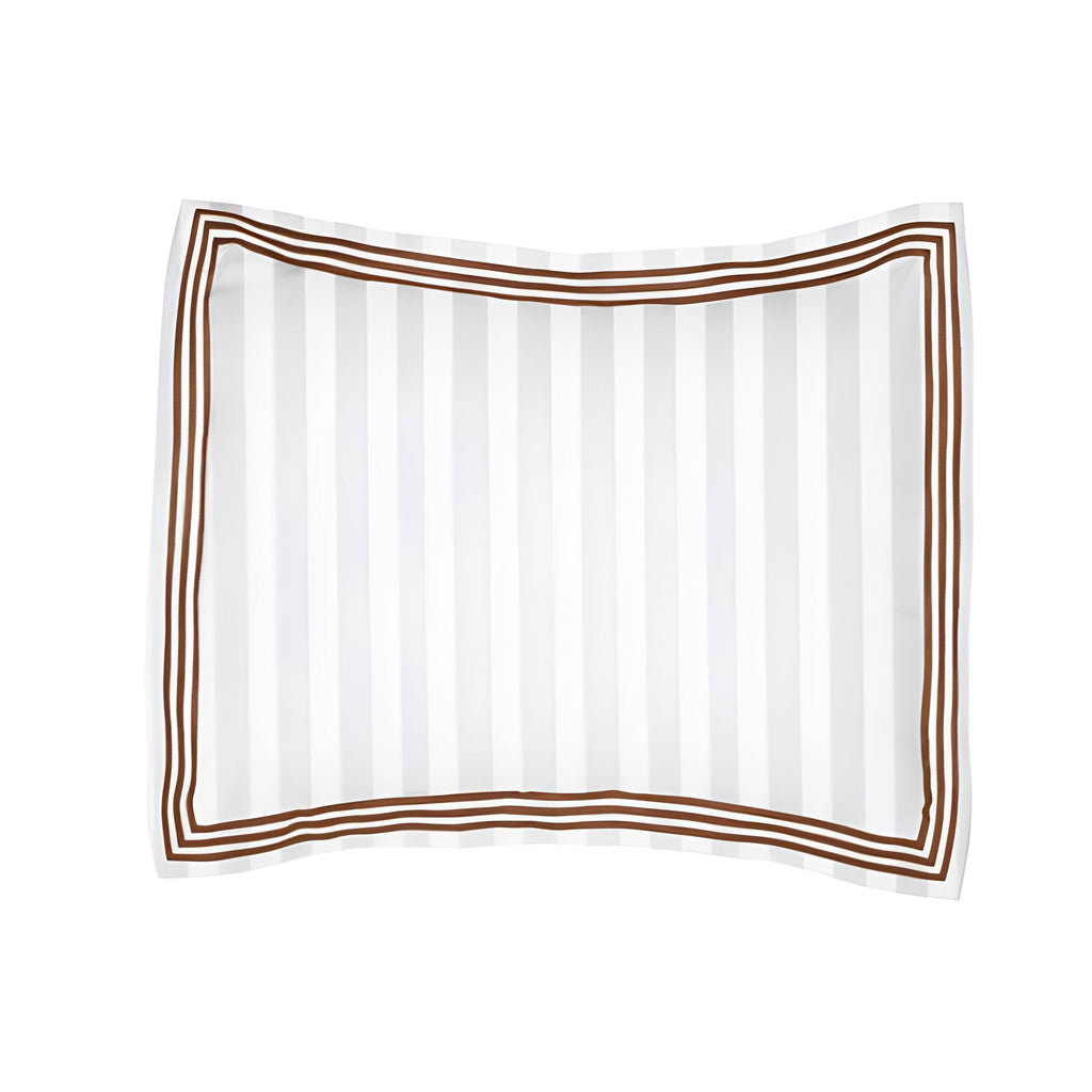 400TC Cotton Sateen Triple Edge Embroidery Stripe Duvet Cover Set