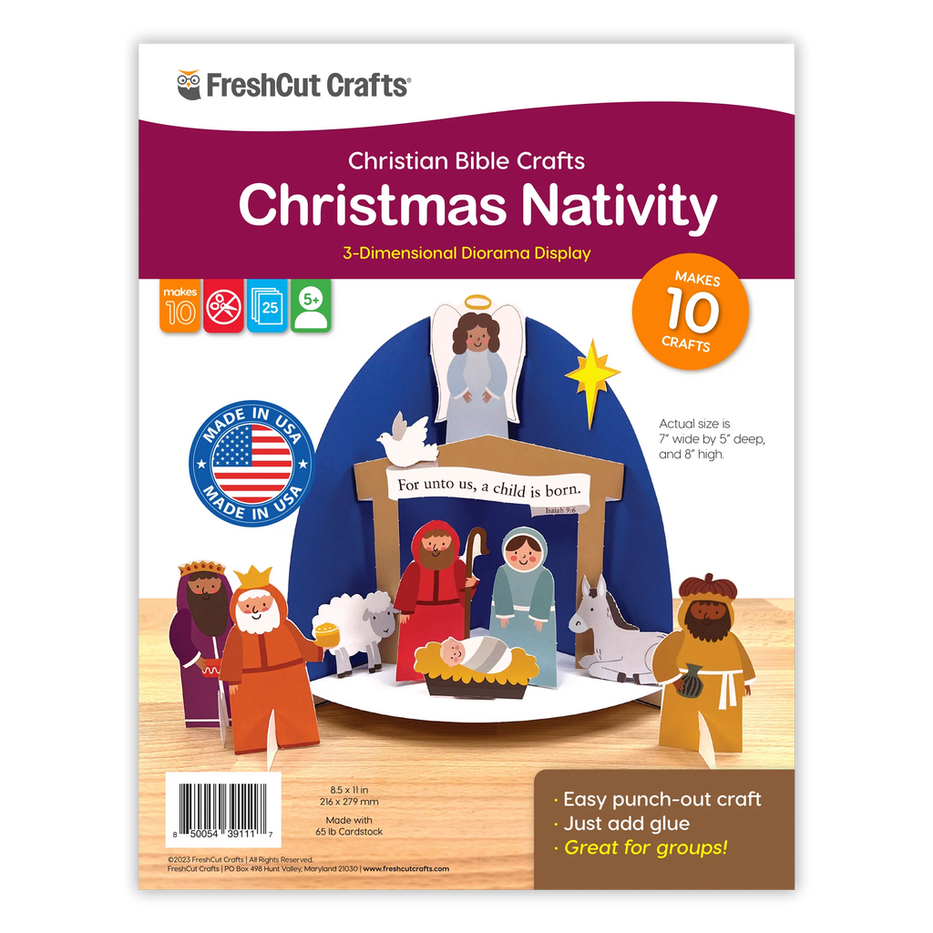 Christmas Nativity 3-D Display