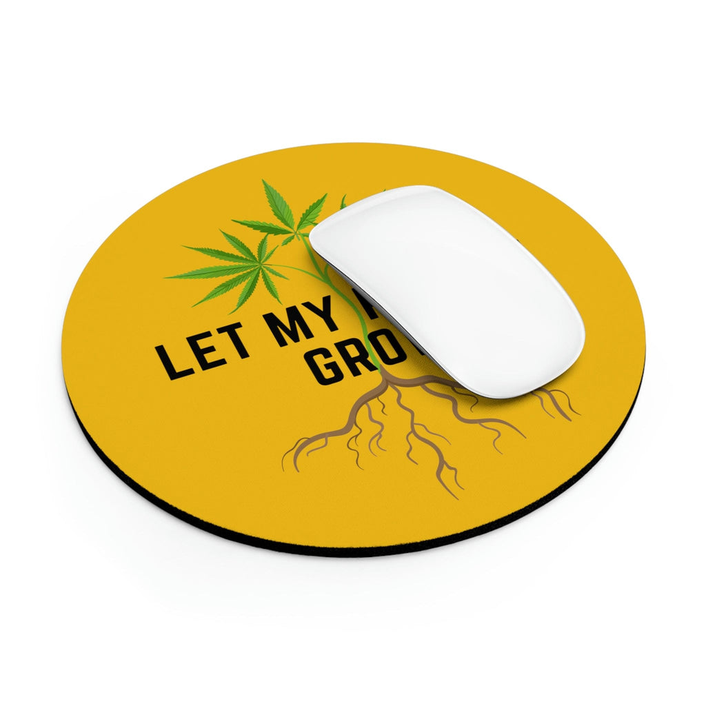 Let My People Grow Yellow Mousepad
