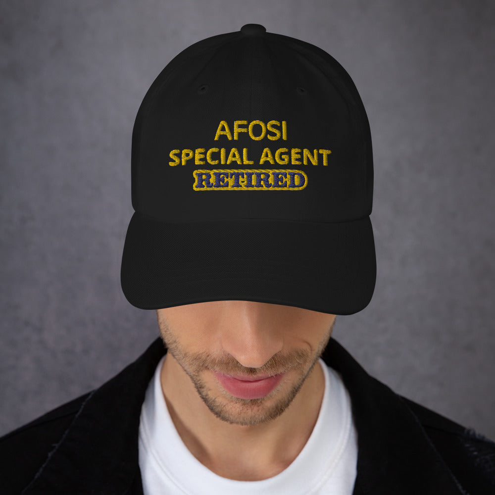 AFOSI Special Agent Retired With Dates On Back - Hat