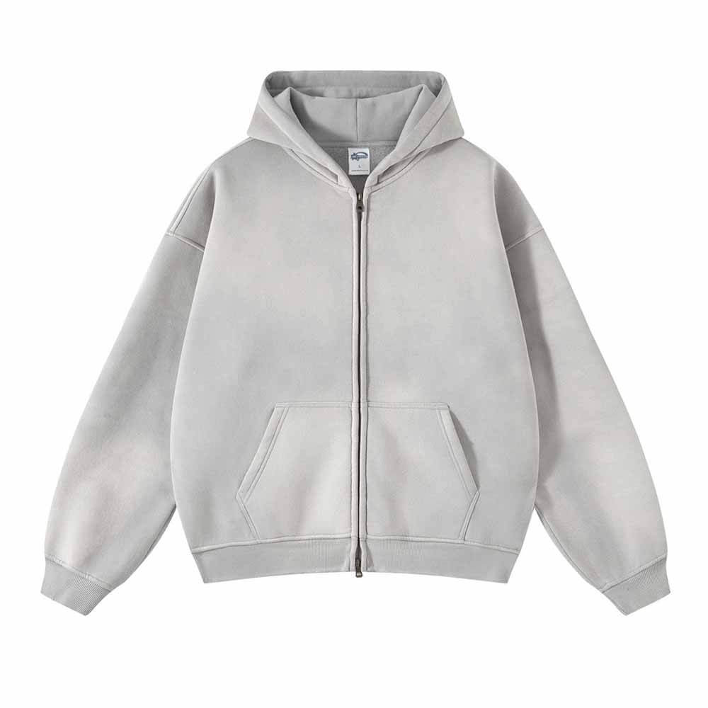 Multicolor Vintage Washed Hoodie And Pants Set