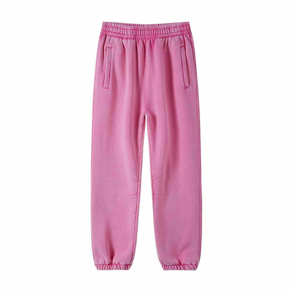 Multicolor Vintage Washed Hoodie And Pants Set
