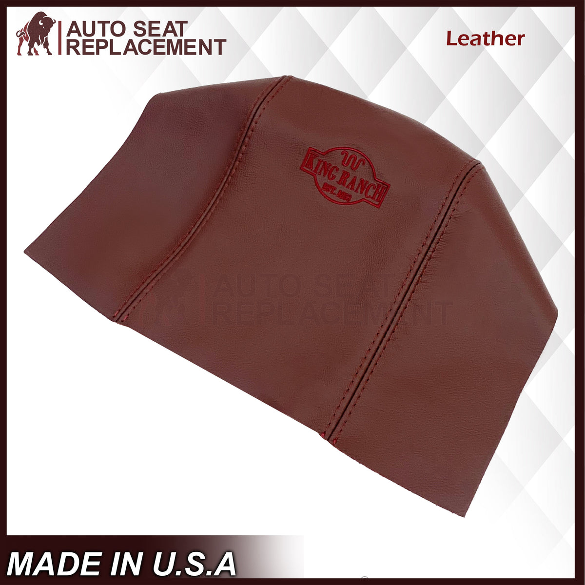 2007 - 2014  Ford Expedition Eddie Bauer Center Console Armrest Lid Cover In King Ranch Leather