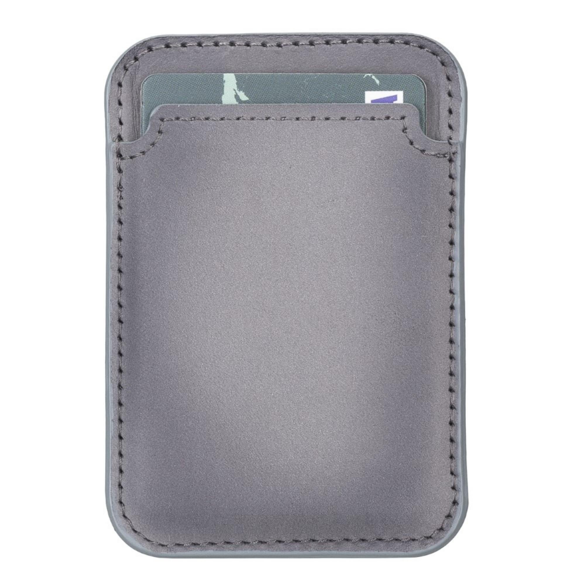 Cortland Full-Grain Leather Card Holder Wallet with Magnet