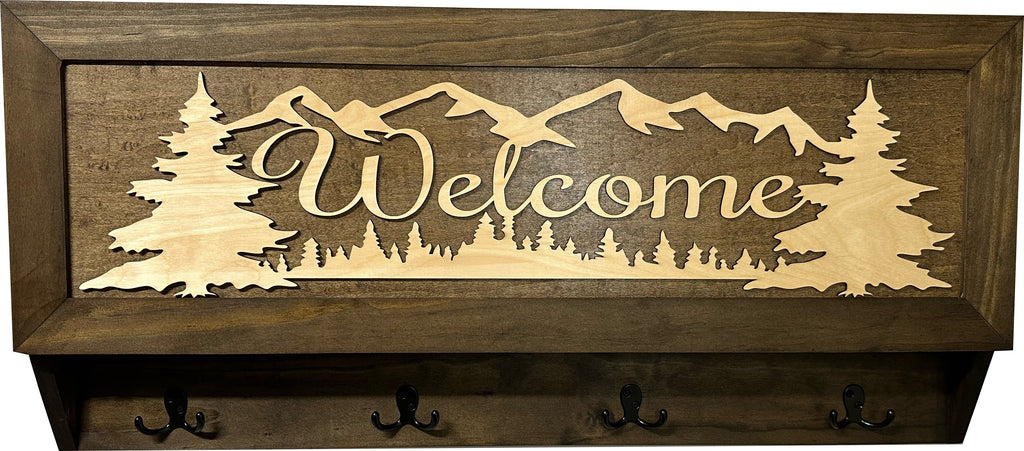 Coat Rack Hidden Gun Storage - Welcome