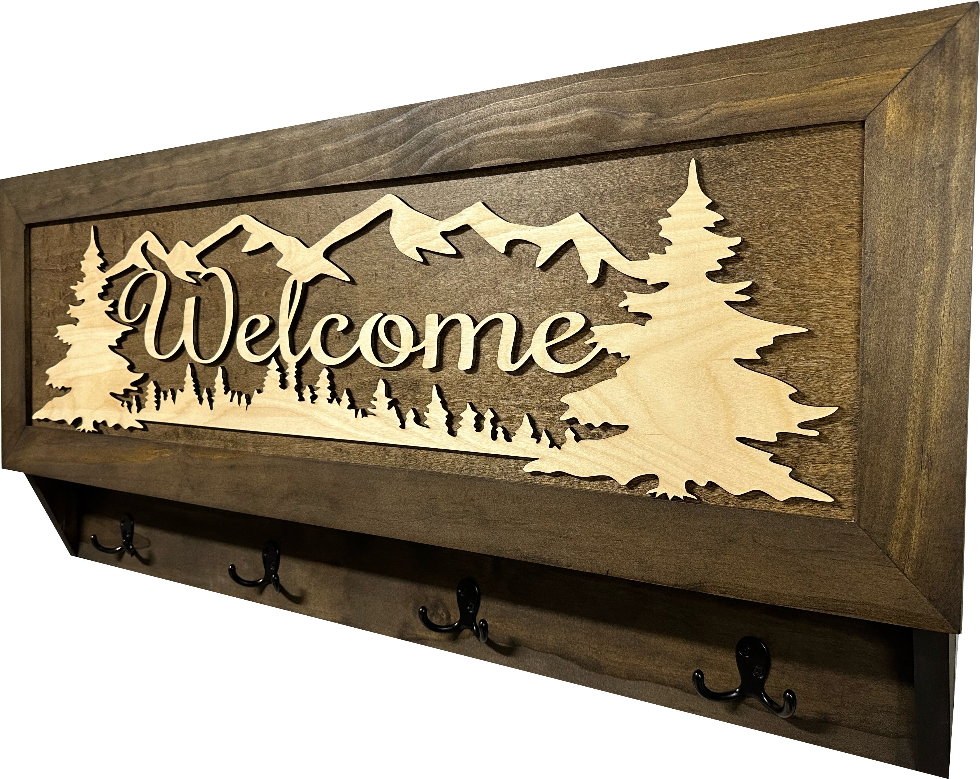 Coat Rack Hidden Gun Storage - Welcome