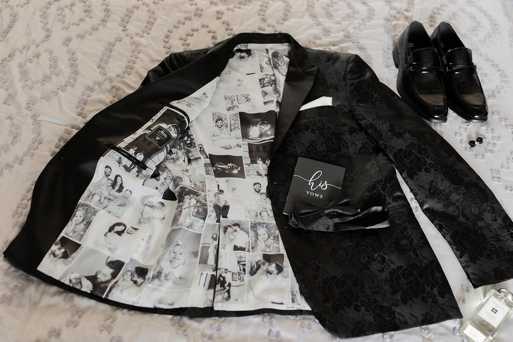 Custom Picture Collage Suit Lining