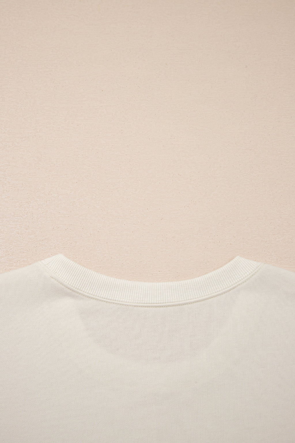 Solid Textured Raw Edge Top and Short Set