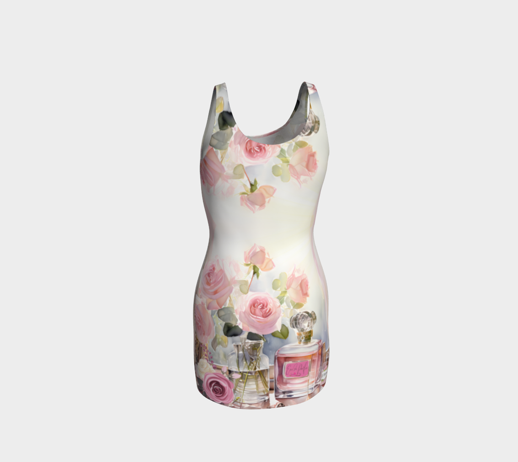 Eau de Parfume Pink Mini Bodycon Dress