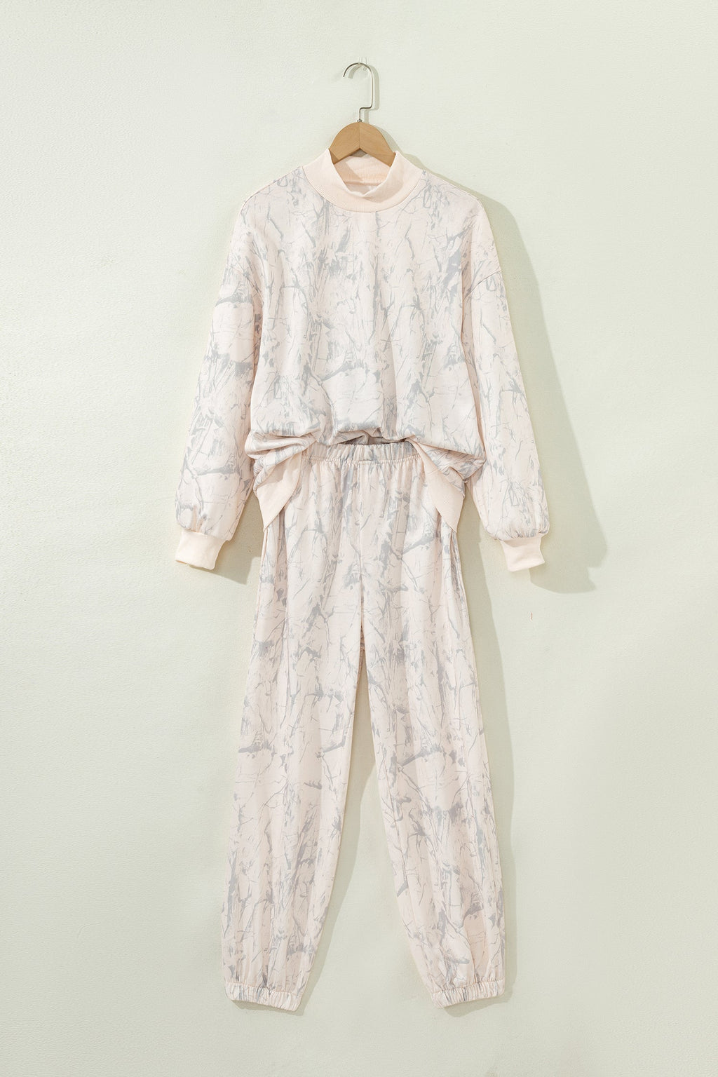 Camo Long Sleeve Top and Jogger Pants Set