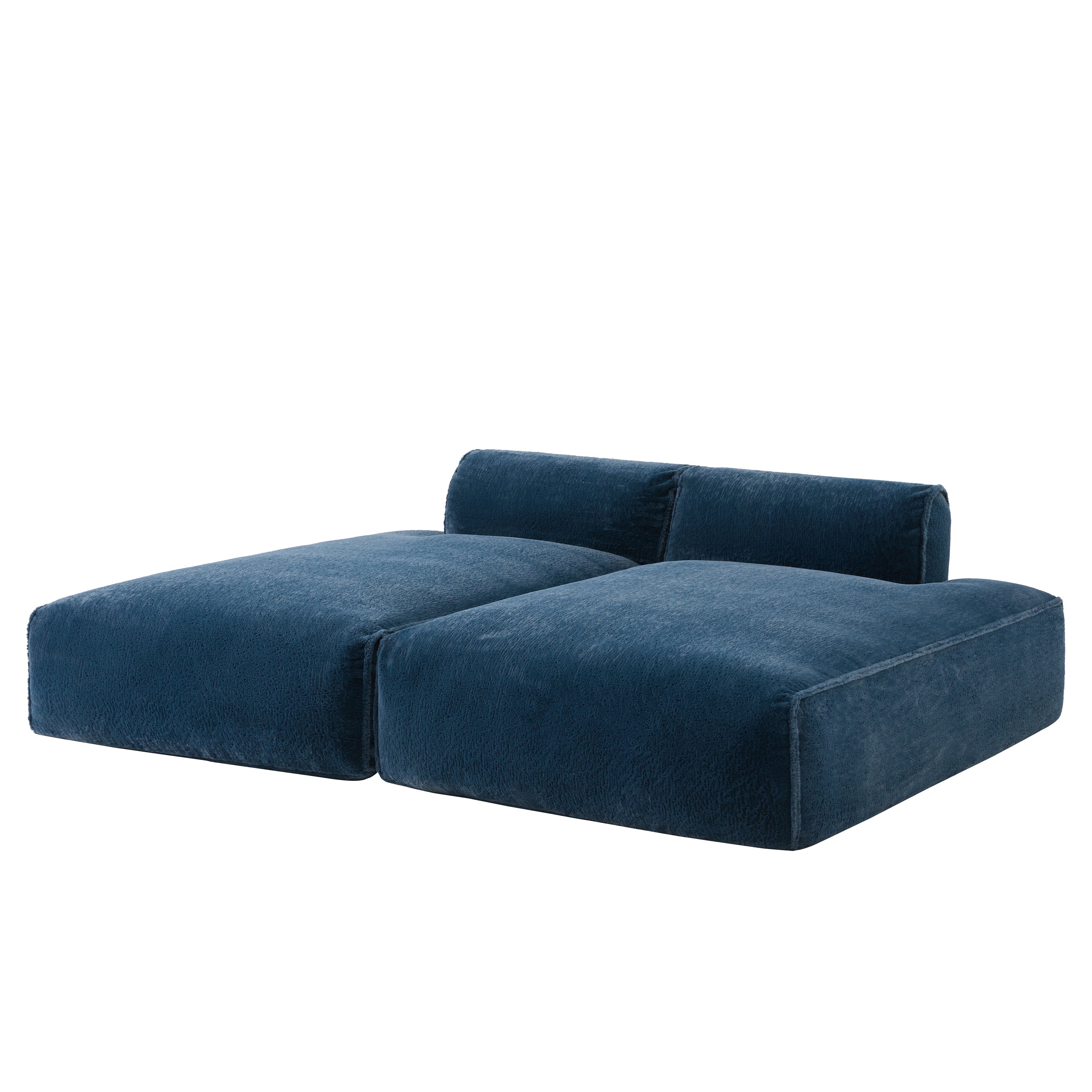 [VIDEO+NEW]90.0'Oversized Modular Sectional Sofa,Fully Compressed,Spacious Foam-Filled Sofa Bed for Living Room,elderly - friendly design,2 PC Free Combination,No Assembly Required,3 Colors