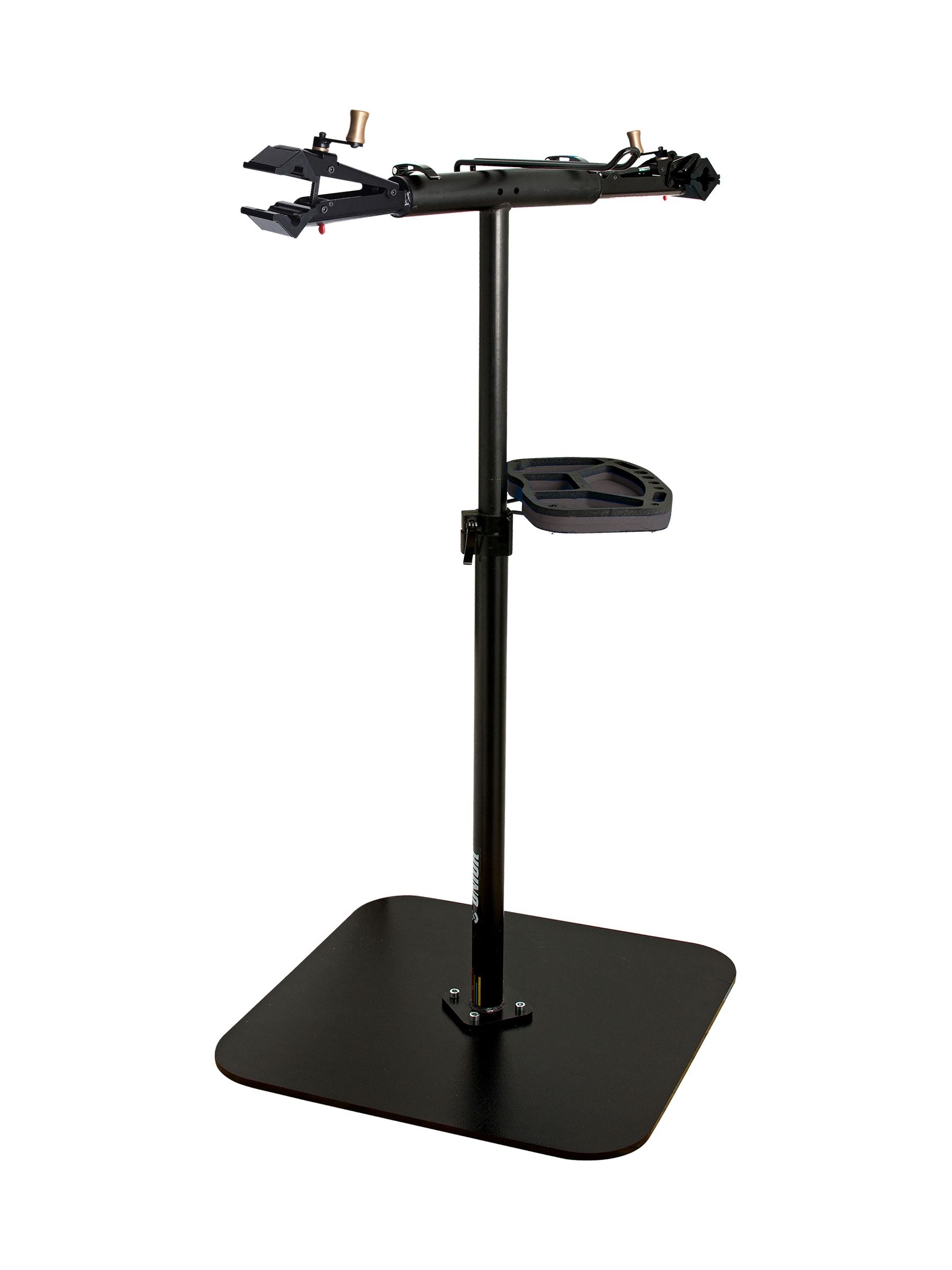 Unior Quick Release Double Clamp Repair Black Stand