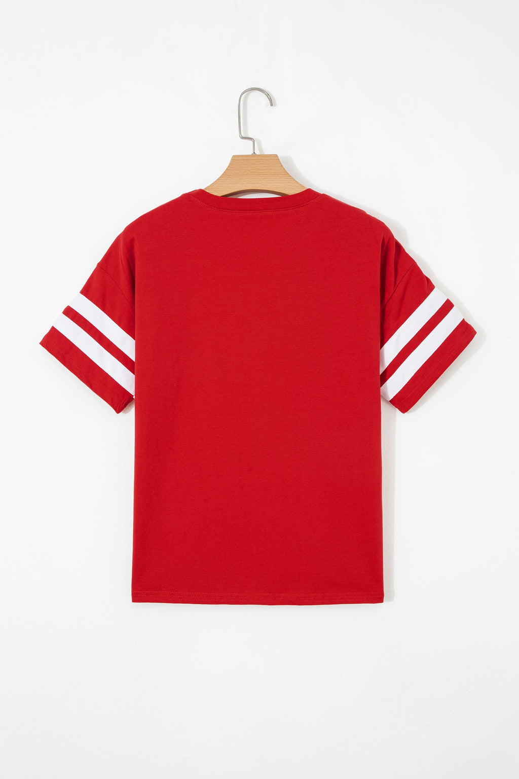 Varsity Stripe Crew Neck Short Sleeve T-Shirt