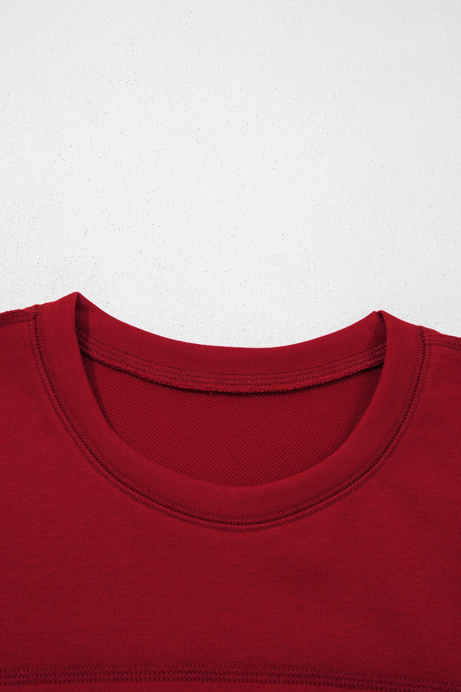 Solid Drop Shoulder Boxy Tee & Barrel Pants Set
