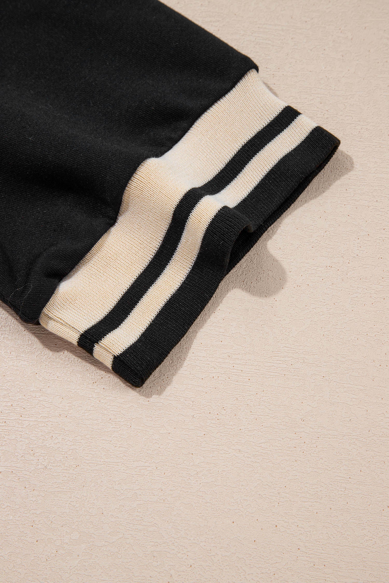 Stripe Trim Zipped Polo Collar Tee Dress