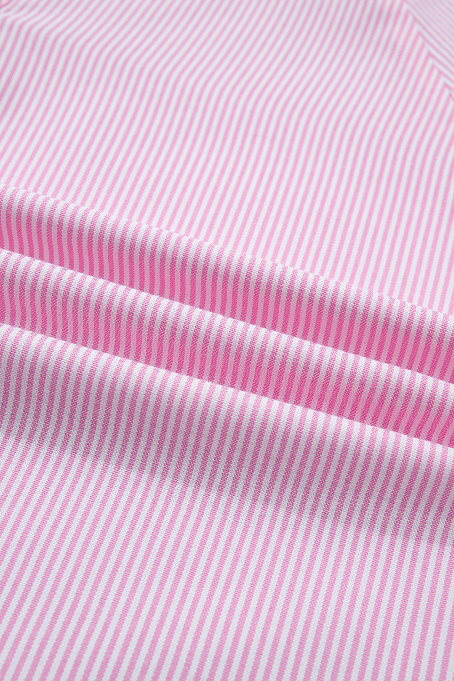 Stripe Tied Short Sleeve Collared Blouse