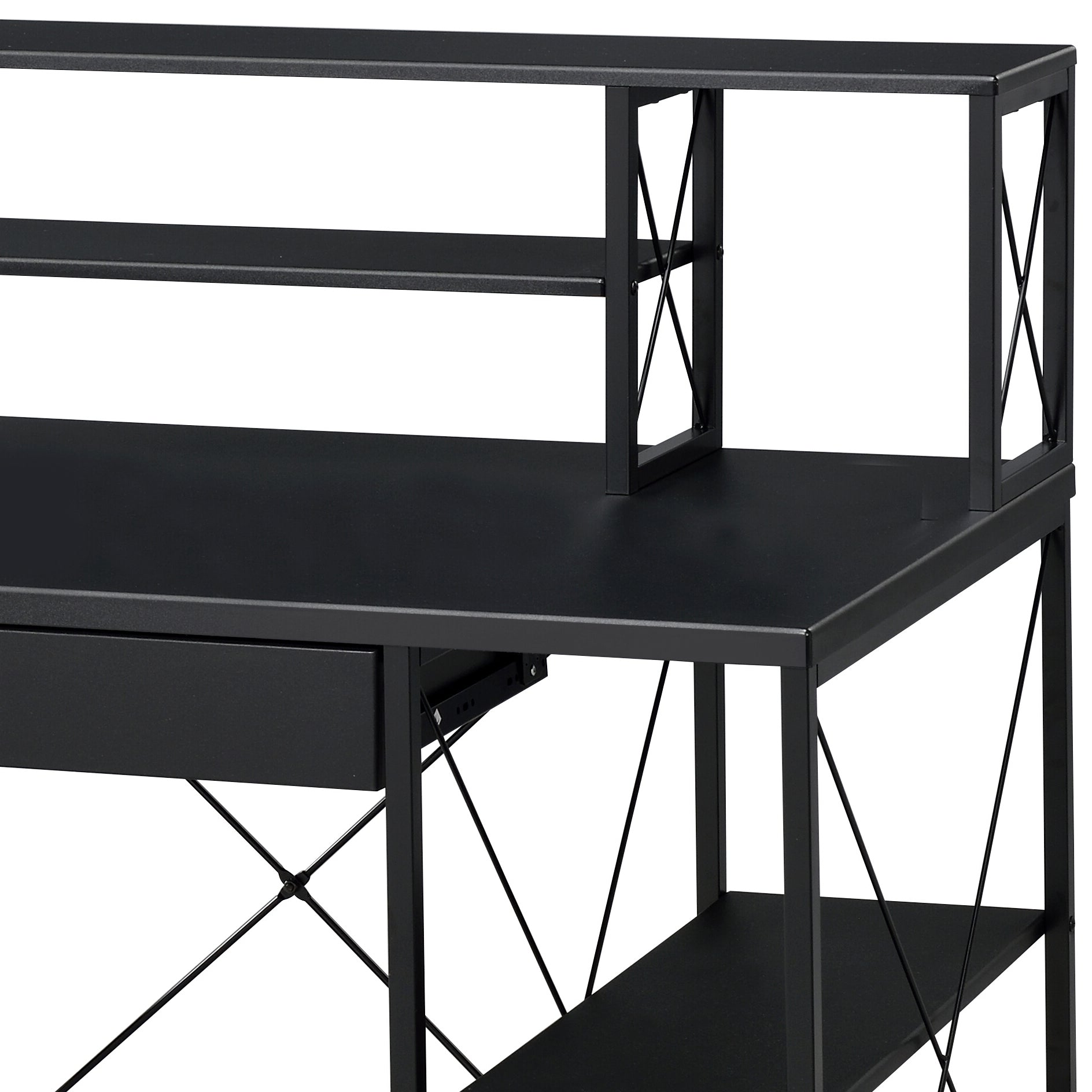 Amiel All Purpose Black Finish Writing Desk