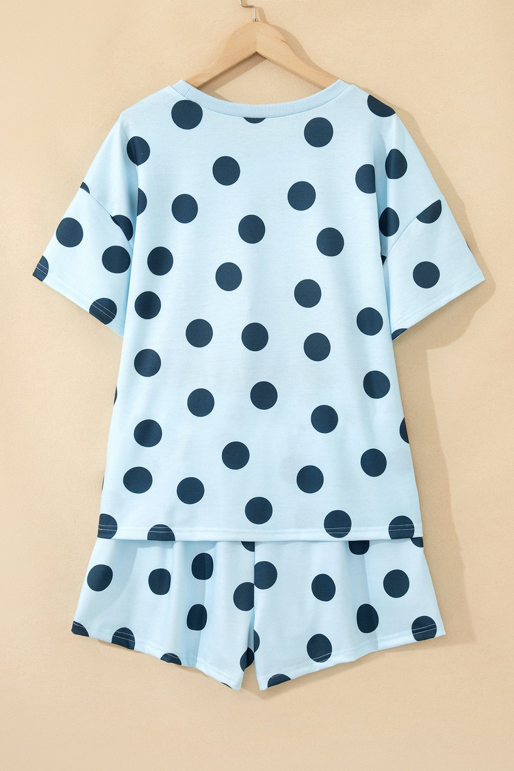 Polka Dot Tee & Drawstring Short Set