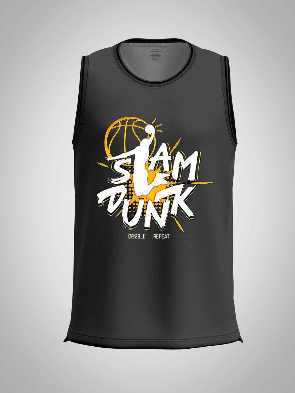 Slam Dunk Adult Dark Grey Basketball Jersey | Ships From USA