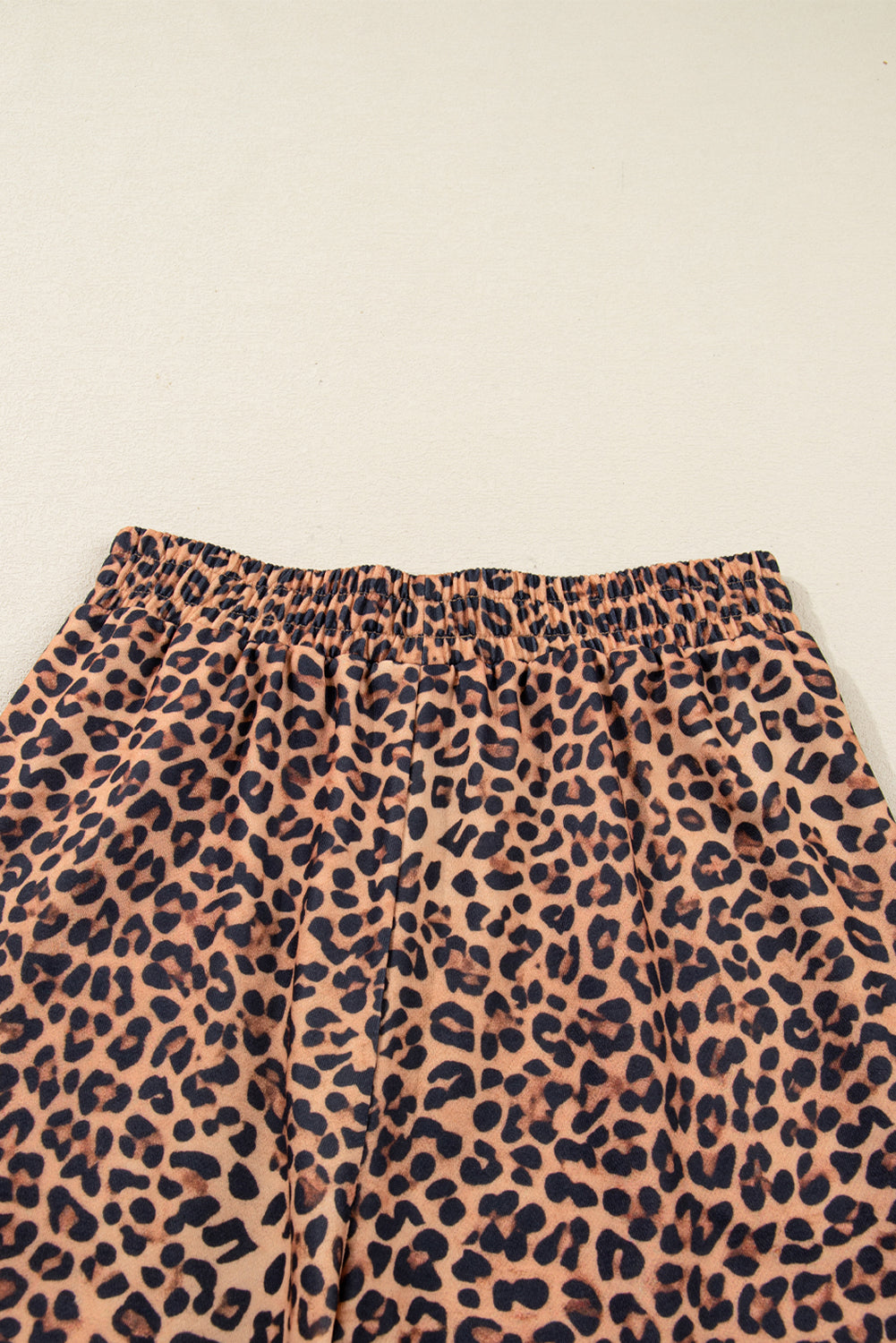 Leopard Bow Embroidered Pullover and Pants Set
