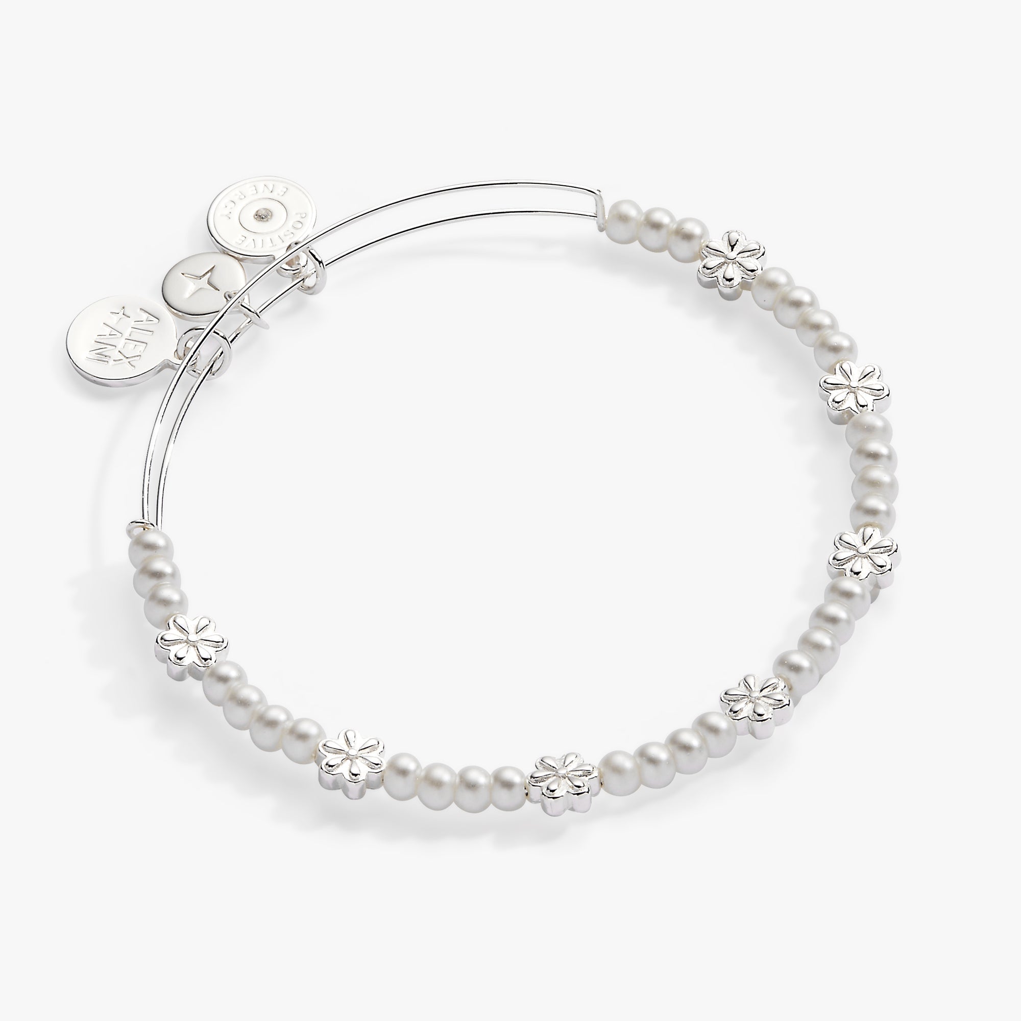 Beaded Daisy Bangle