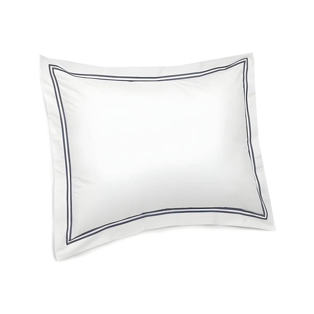 400TC Cotton Double Embroidery Sateen Solid Round Duvet Cover Set