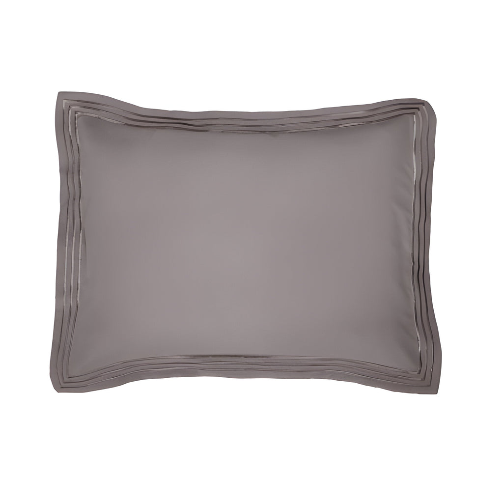 400TC Cotton Luxurious Triple Embroidery Sateen Solid Duvet Cover Set