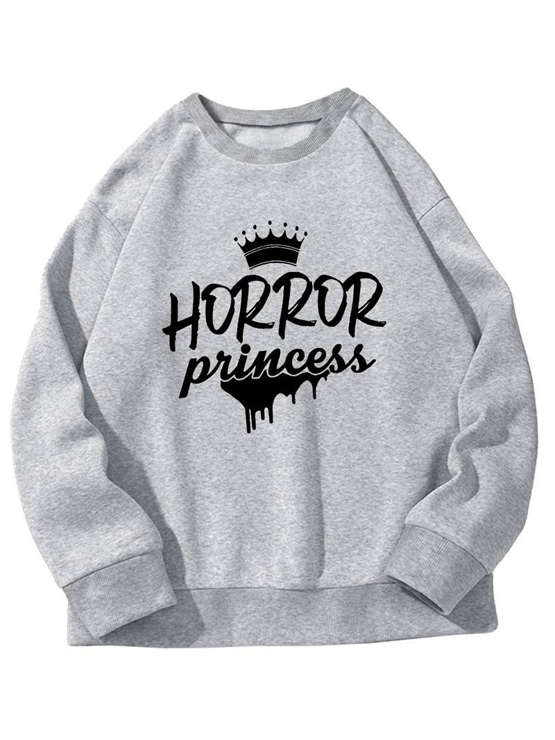 Women's Horror Princess Long Sleeve Sweatshirt