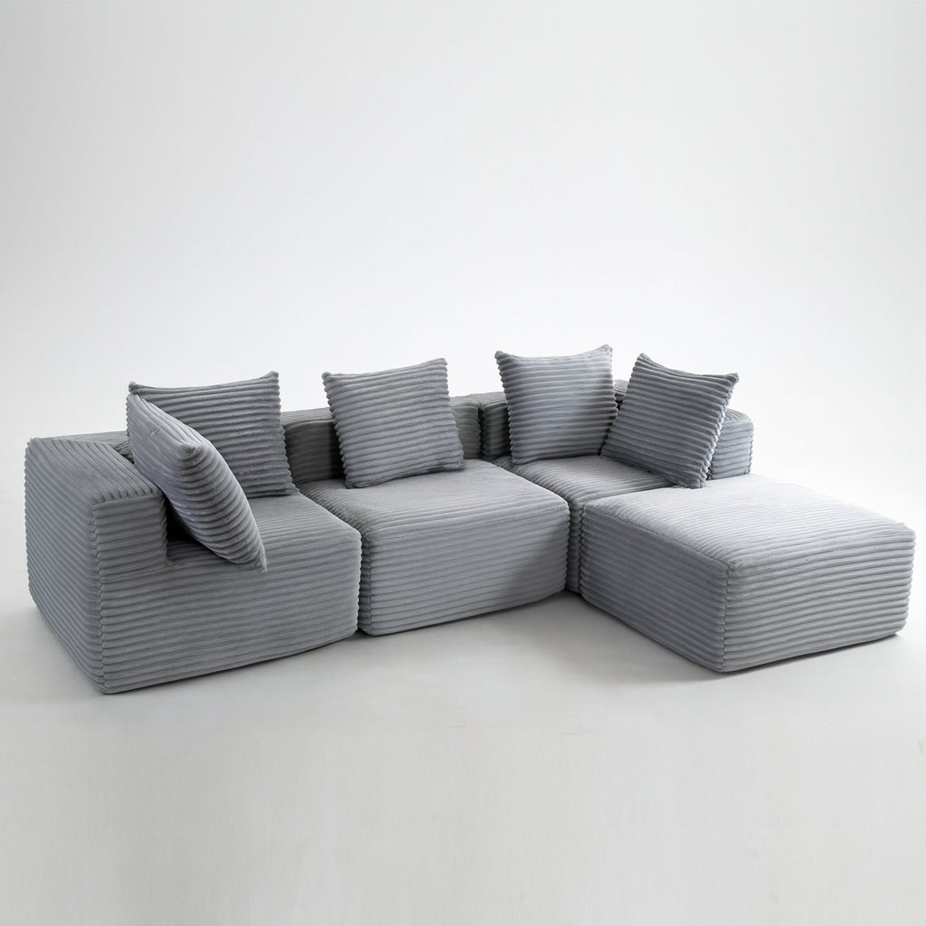 Compressed Sofa:Magic Cube Sofa-YKX-33001-Grey