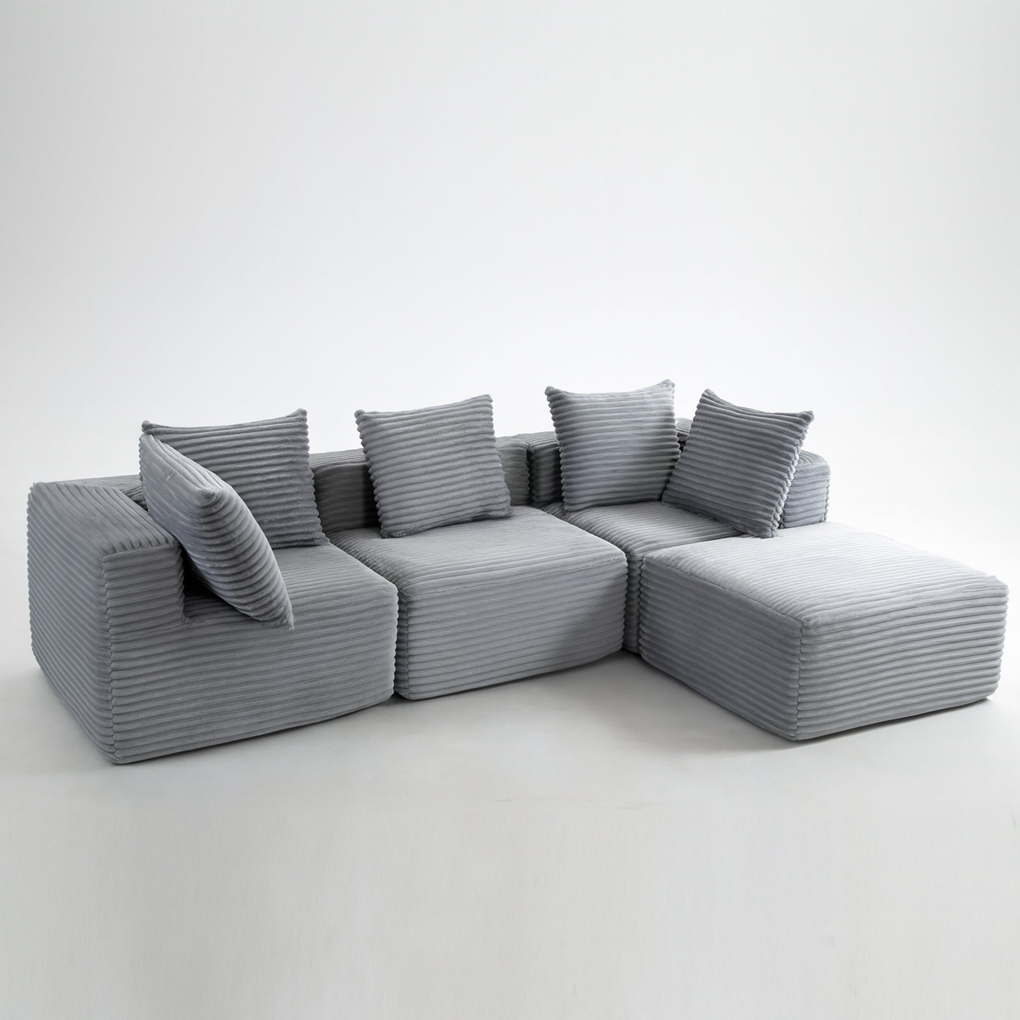 Compressed Sofa:Magic Cube Sofa-YKX-33001-Grey