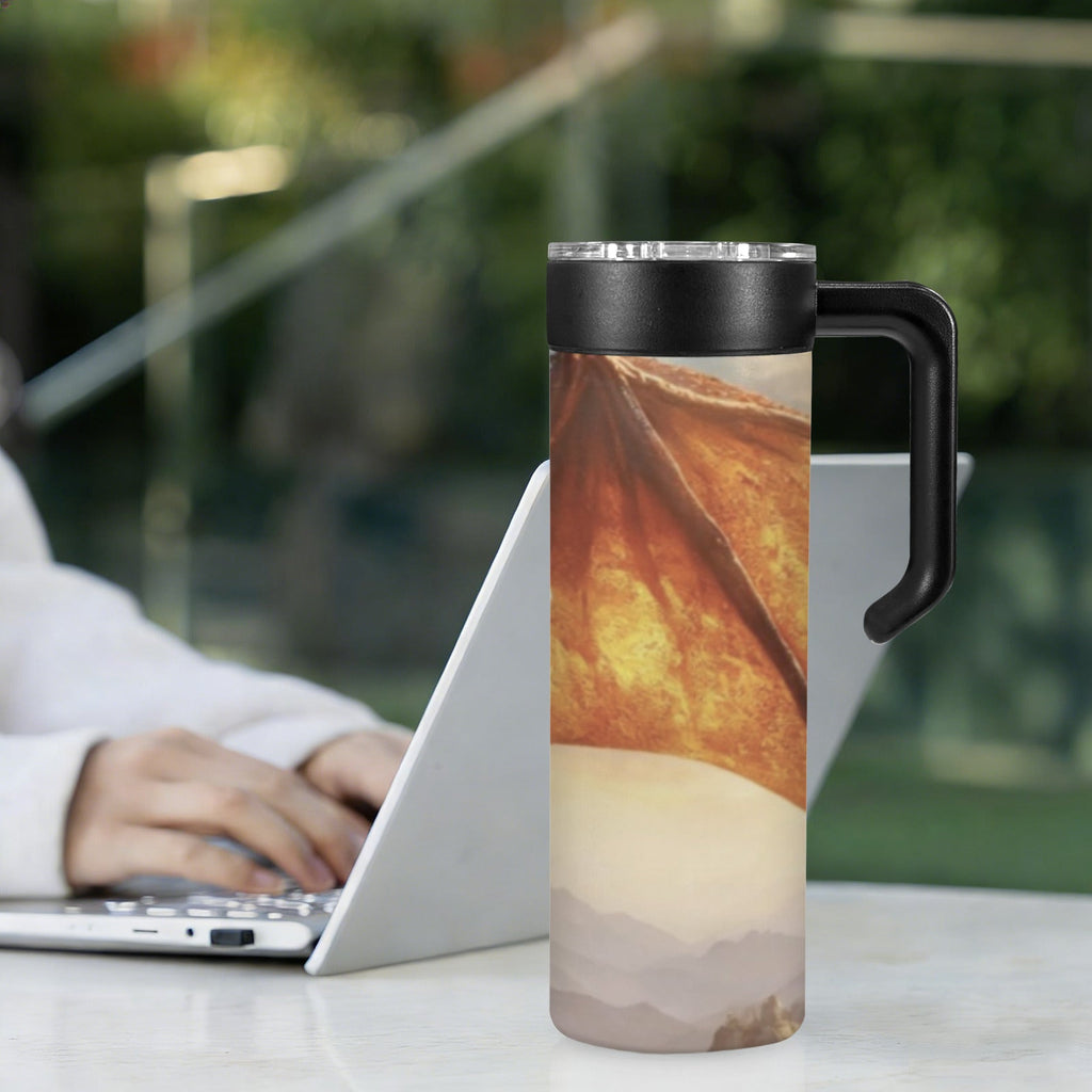 Game of Dragons 20oz Insulated Water Bottle with Screw On Handle