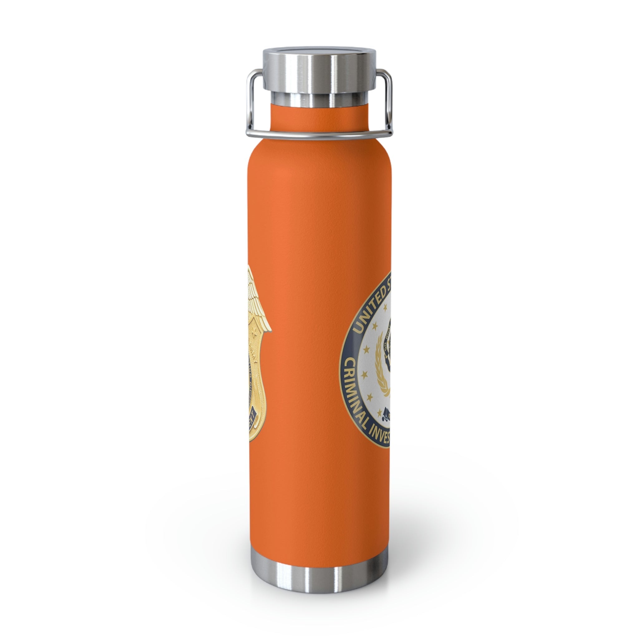 Army CID Badge and Seal - Copper Vacuum Insulated Bottle, 22oz
