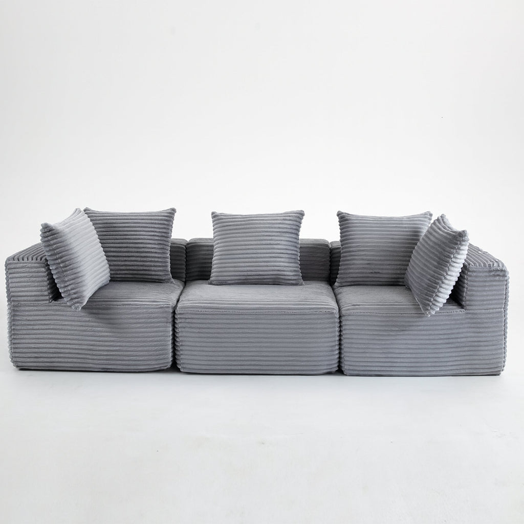 Compressed Sofa:Magic Cube Sofa-YKX-33001-Grey