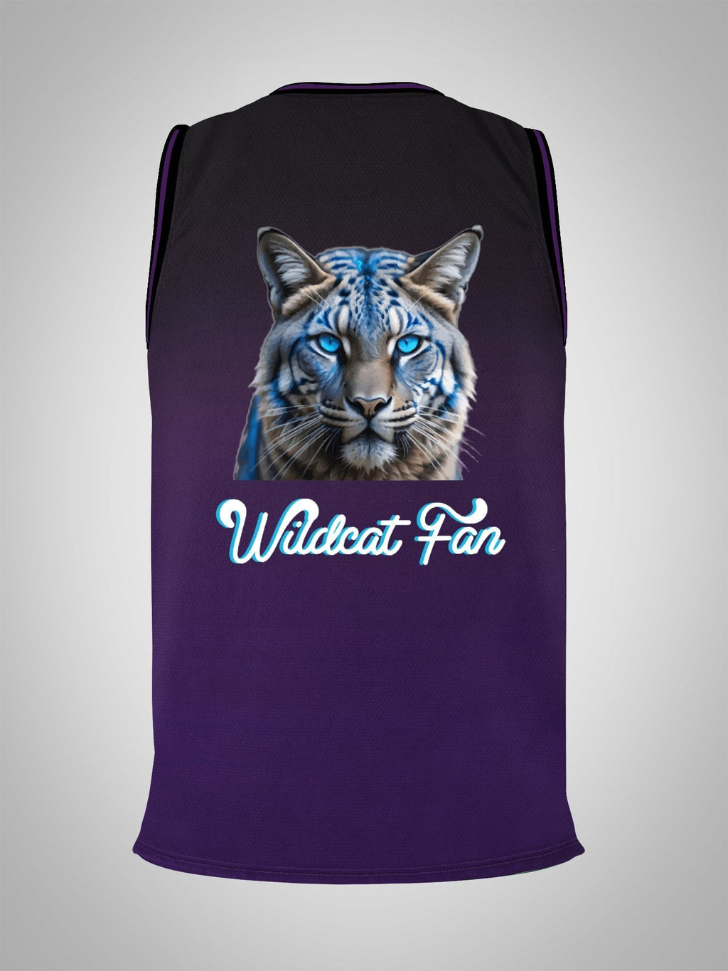 Wildcat Fan Adult Purple Basketball Jersey | Ships From USA
