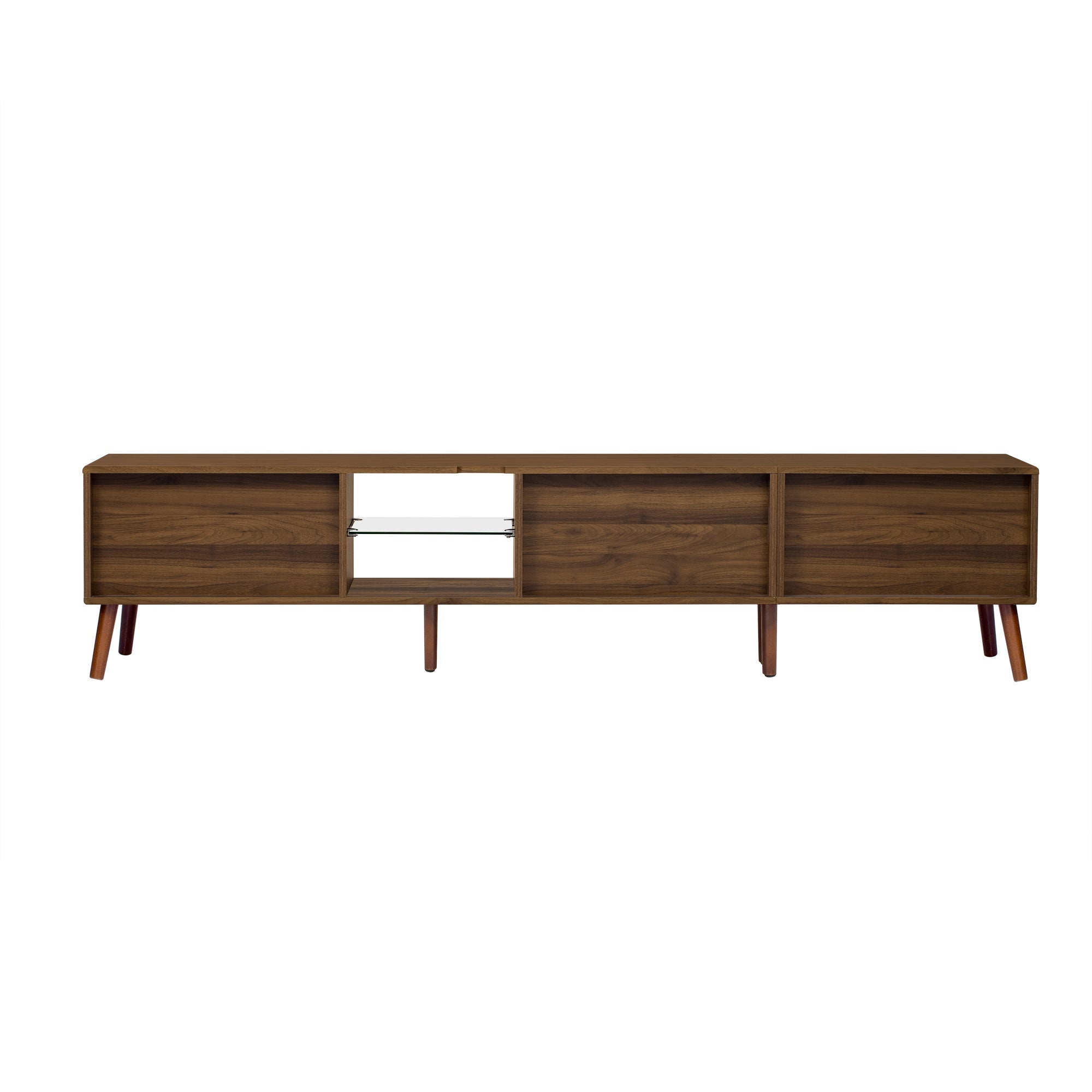 78' TV Stand for 75/80/85 inch TV, Console with Ample Storage for Living Room, Bedroom, Entertainment Center with Open Shelf