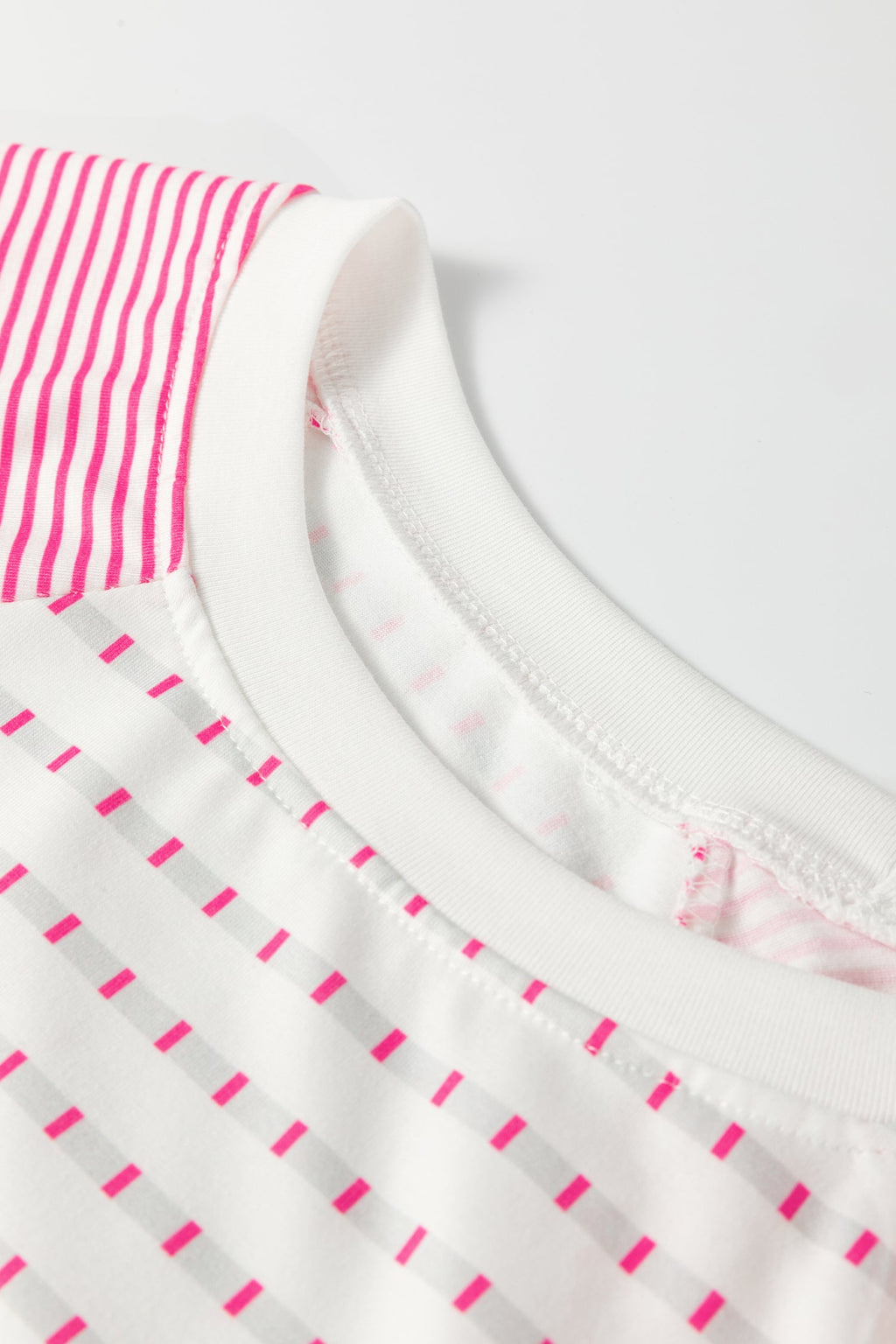 Stripe Raglan Patchwork Long Sleeve Top