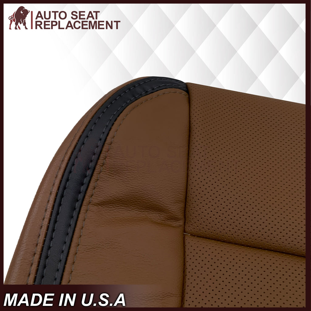 2013-2016 Ford F-250 F-350 F-450 F-550 Platinum Edition Replacement Seat Cover In Pecan Brown: Choose From Variants